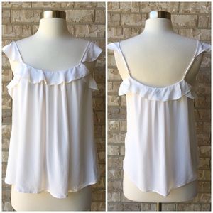 Joie 100% Silk Cold Shoulder Top Size S 🌸